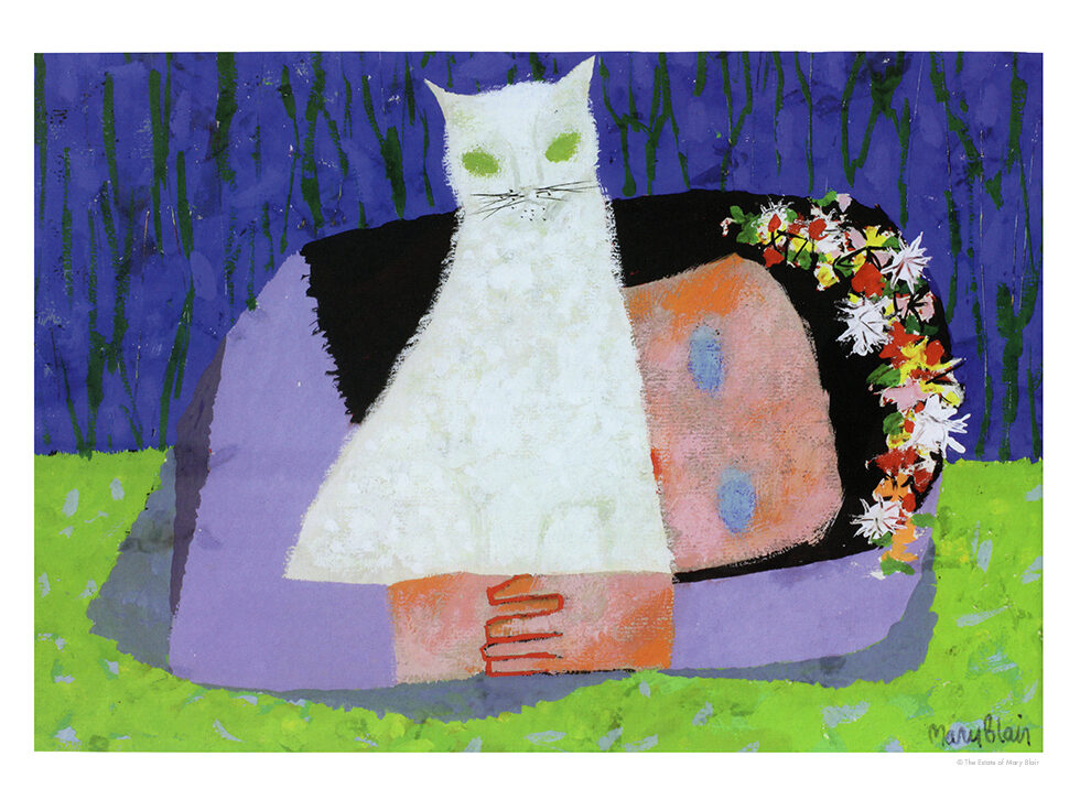White Cat by Mary Blair